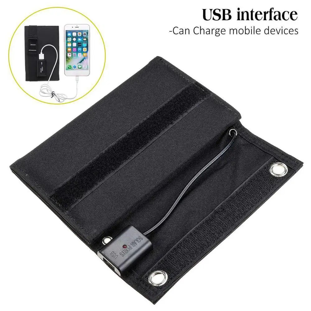 Foldable 12W USB Solar Panel Charger