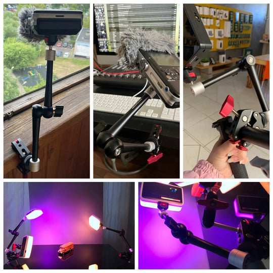 Upgraded 11" Adjustable Friction Power Articulating Magic Arm