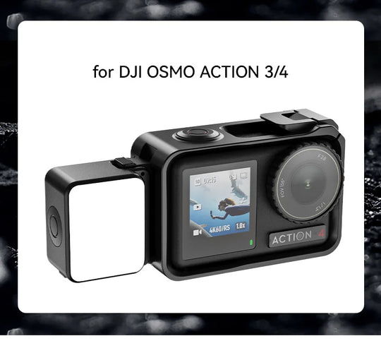 Ulanzi LM18 Led Video Fill Light IPX5 Waterproof  Magnetic 5600K for DJI Osmo Action 5/4/3 & Pocket 3 Action Camera Accessories