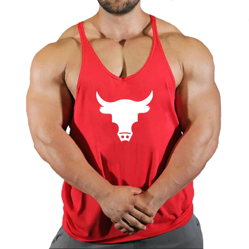 Fitness Man Gym Clothing Bodybuilding Shirt Men Men's Vest Sleeveless Sweatshirt Stringer T-shirts Suspenders Man Top Singlet