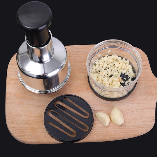 Stainless Steel Garlic Press