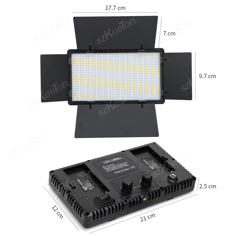 U600 RGB LED Photo Studio Light