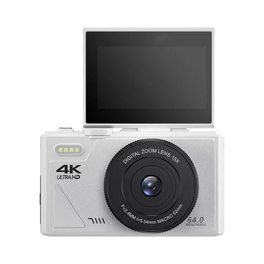 4K Camera & WiFi for YouTube Vlogging & Selfies