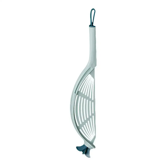 Plastic Crescent Pot Strainer with Silicone Handle