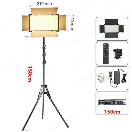 U600 RGB LED Photo Studio Light