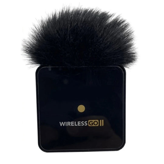 1pc Artificial Furs Windscreen Cover for RODE WIRELESS GO II Microphone Windscreen Block Wind Interference Enjoy Clear Sound