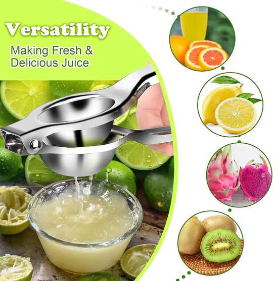 Stainless Steel Lemon Squeezer Manual Lemon Clip Processor Household Orange Citrus Juicers Fruit Pressing Kitchen Accessories