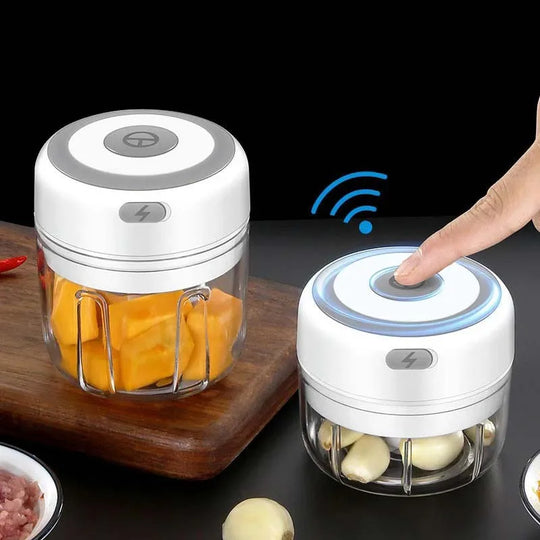 250ml Electric Garlic Chopper & Mini Meat Grinder