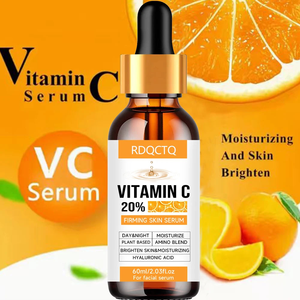 Vitamin C Firming Skin Essence: Day-Night Hydration & Plant Amino Acid Formula for Radiant Complexion