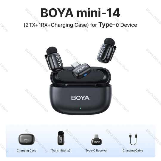 BOYA Mini Wireless Lavalier Microphone
