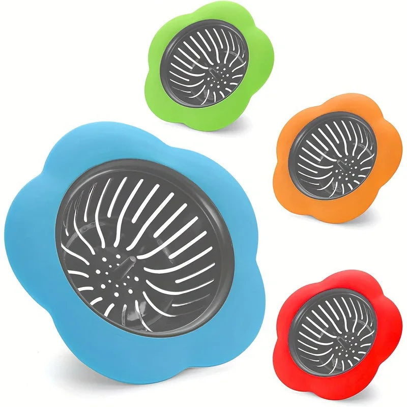 2pcs Silicone Kitchen Sink Strainer