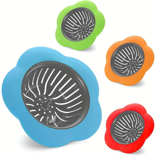 2pcs Silicone Kitchen Sink Strainer
