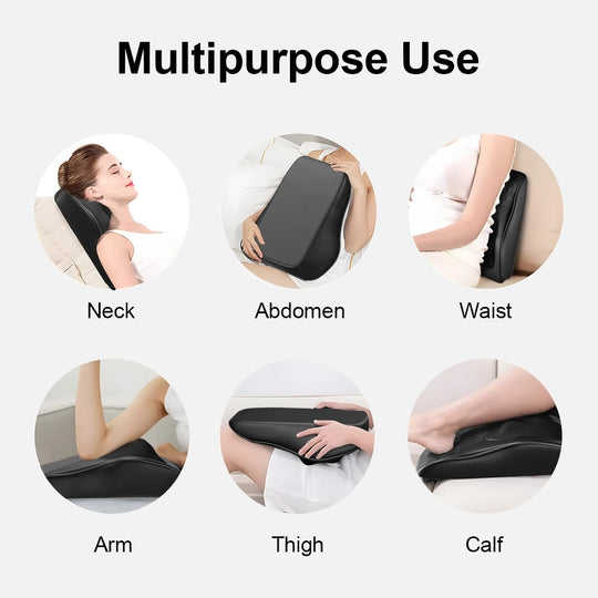 Neck Pillow Massager 3 Speed Adjustment Vibration Heating Massage Machine Can Be Used To Relax Shoulder, Neck, And Back Muscle
