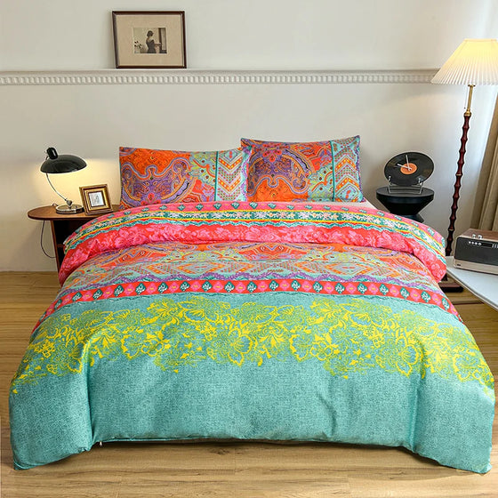 Black Marble Duvet Cover Set
