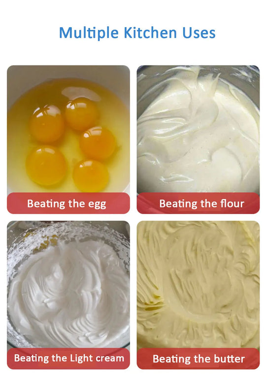 Semi-Automatic Egg Beater 304 Stainless Steel Egg Whisk Manual Hand Mixer Self Turning Egg Stirrer Kitchen Egg Tools