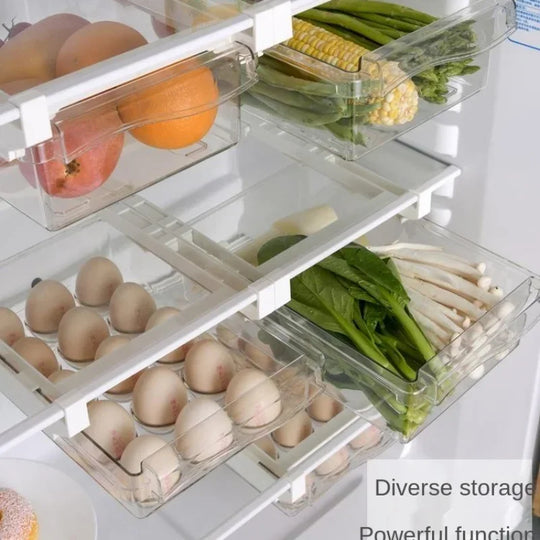 Refrigerator Drawer-Style Food Storage Box