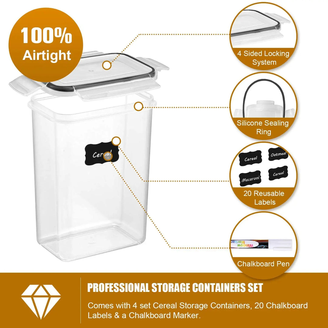7pcs Airtight Food Storage Containers Set
