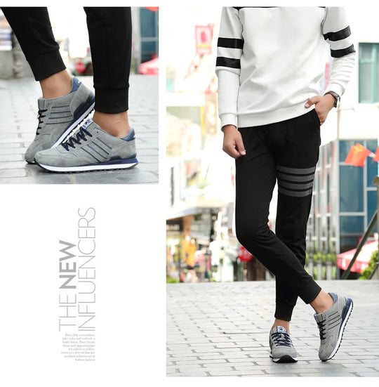Sneakers Men Casual Shoes Light Suede 2023 New Classic Men Running shoes Outdoor Breathable Mesh Jogging Sport Shoes