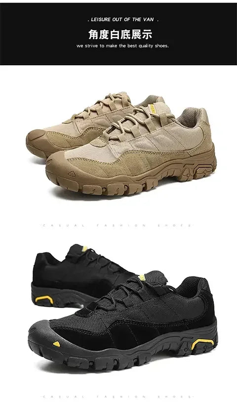 NMen's Outdoor Hiking Shoes Anti Slip Thick Soled Hiking Shoes Comfortable and Durable Walking Boots, Gray Exercise Shoes Tennis