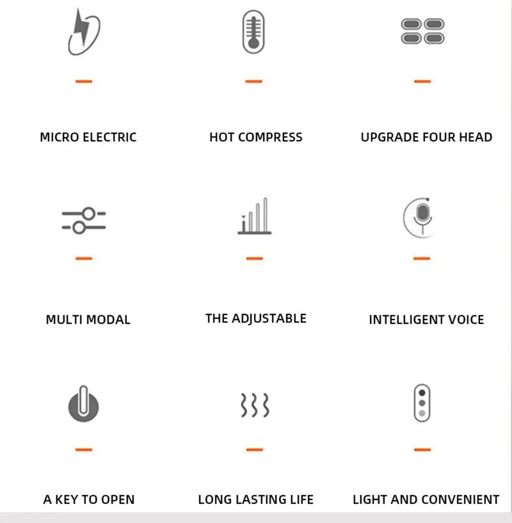 Heat Vibration Neck Massager