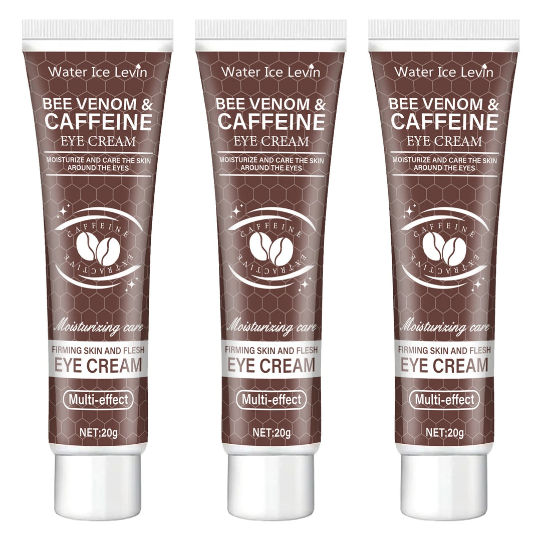 Natural Caffeine Intensive Moisturizing and Firming Eye Cream 20g, for Puffiness and Dark Circles Use It to Lift the Eye Area, Reduce Wrinkles and Signs of Aging, and Achieve a Light Beige, Relaxed Look.