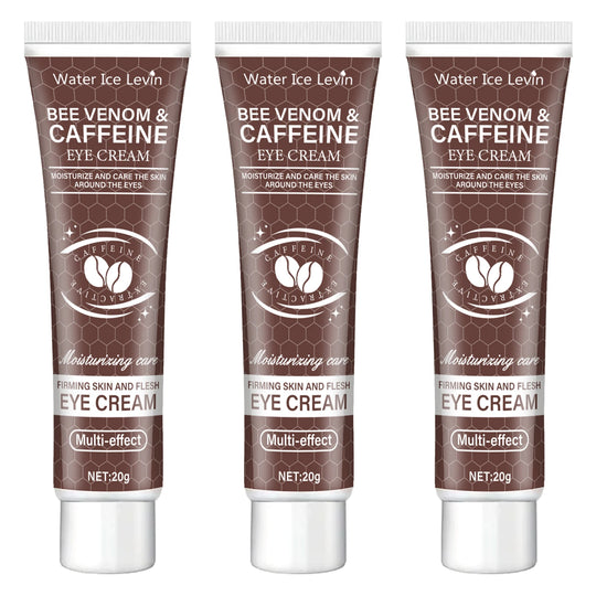 Natural Caffeine Intensive Moisturizing and Firming Eye Cream 20g, for Puffiness and Dark Circles Use It to Lift the Eye Area, Reduce Wrinkles and Signs of Aging, and Achieve a Light Beige, Relaxed Look.