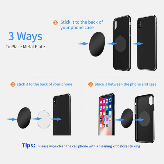Magnetic Car Phone Holder Vent (2025 Upgrade)