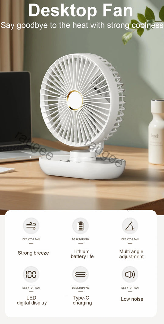 Mini Portable Desktop Fan