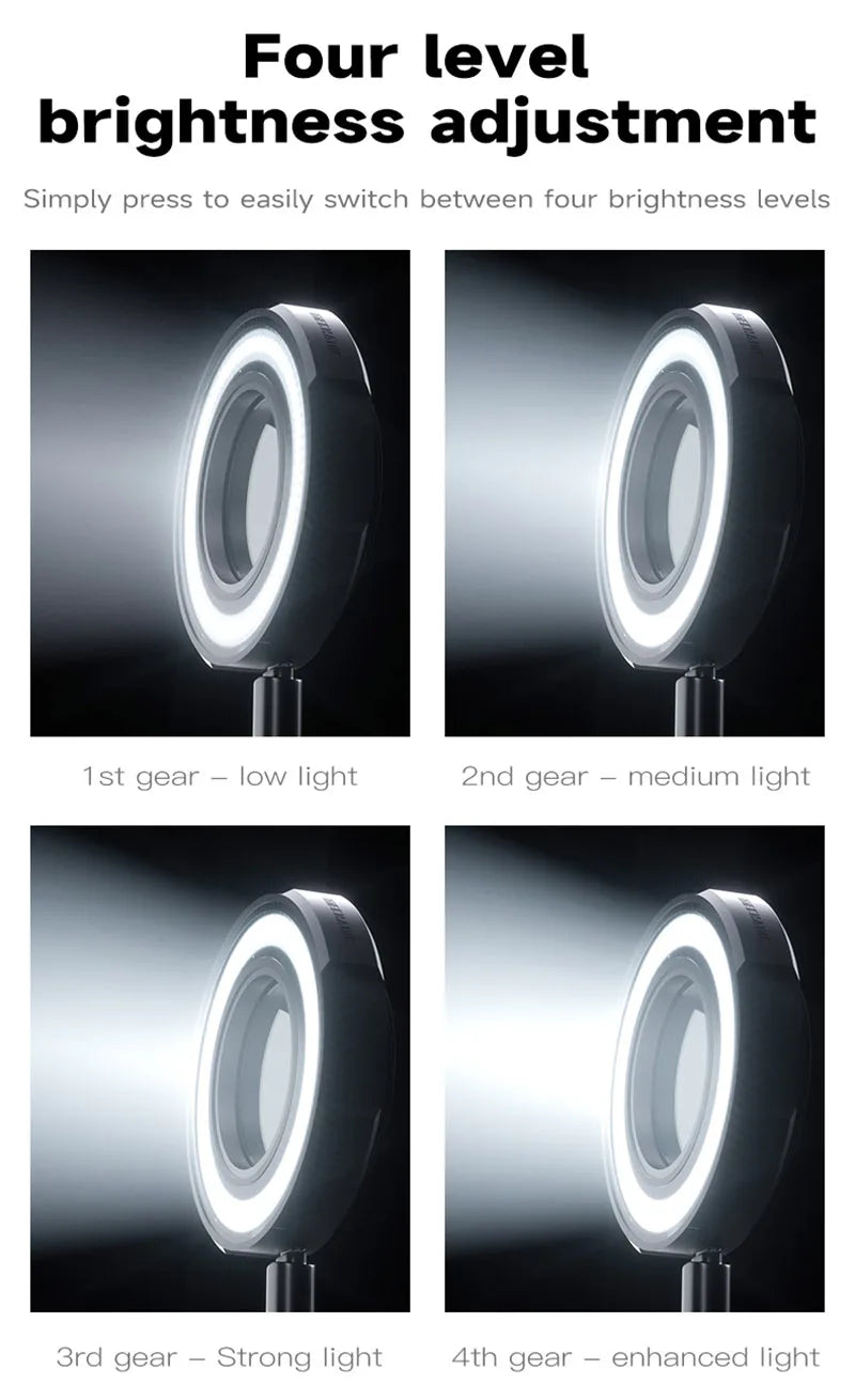 Mechanic LS3 Microscope Ring Lamp Four Level Brightness Adjustment Eye Protection Lamp For Most Stereo Microscopes Light Source