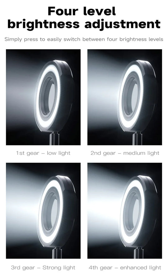 Mechanic LS3 Microscope Ring Lamp Four Level Brightness Adjustment Eye Protection Lamp For Most Stereo Microscopes Light Source