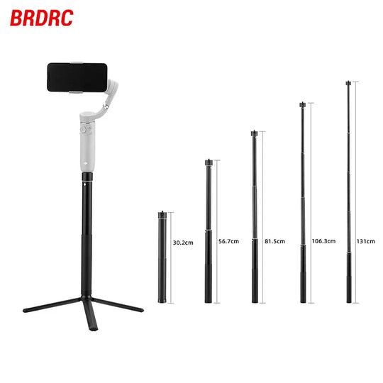 BRDRC 1.3M Selfie Stick Tripod