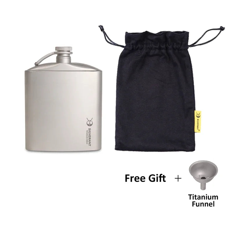 Pure Titanium Water, Wine & Coffee Bottle