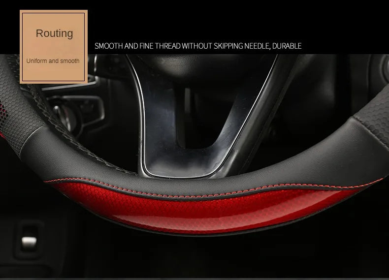 Three-Dimensional Honeycomb Steering Wheel Cover