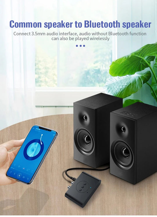 Bluetooth 5.2 Audio Receiver NFC U Disk RCA 3.5mm AUX USB Stereo Music Wireless Adapter With Mic For Car Kit Speaker Amplifier