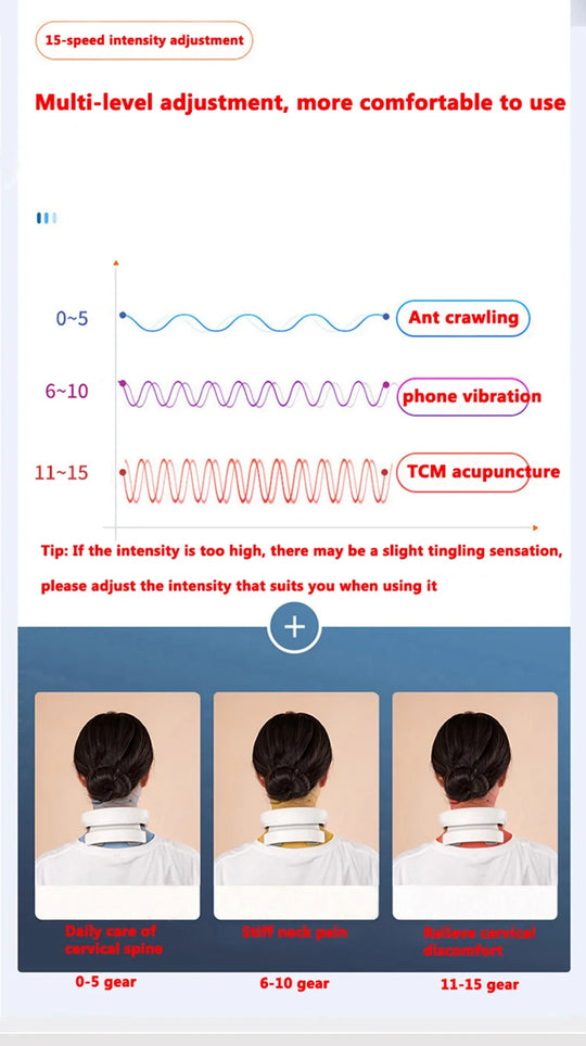 Shoulder Neck Massage Smart Back And Neck Massager Cervical Vertebra Health Care Vibrator Heating Relieve Pain Muscle