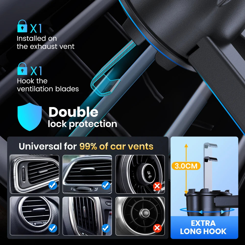 TOPK Universal Car Bracket Gravity Phone Holder