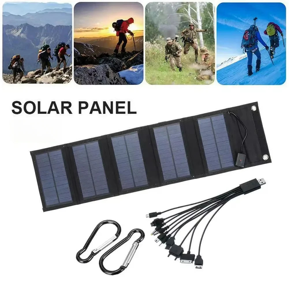Foldable 12W USB Solar Panel Charger