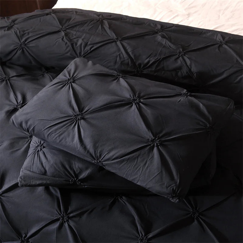 Queen Comfort Set 3Pieces, Gray Bed in a Bag Comforter Set for Bedroom, Beddding Sets without Comforter, Duvet cover&Pillowcases