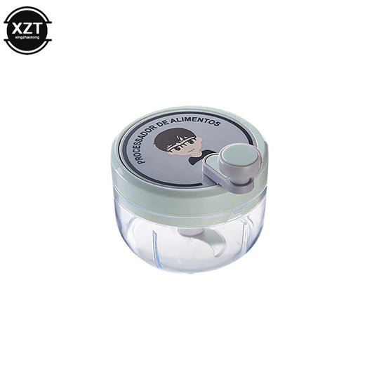 Mini Hand-Cranked Garlic Chopper