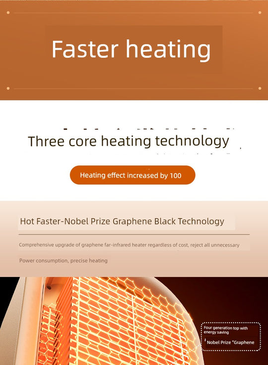 Black Technology Mute Graphene Heater