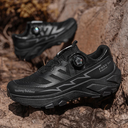 Mens Sneakers Casual Outdoor Anti Slip Shock-absorbing Versatile Off Road Hiking Shoes Comfortable Soft Sole Running Shoes Man