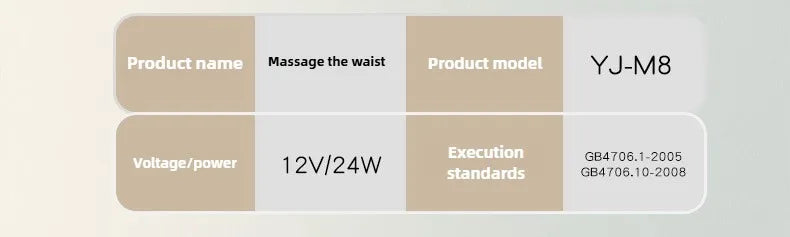 Electric Heated Massage Cushion