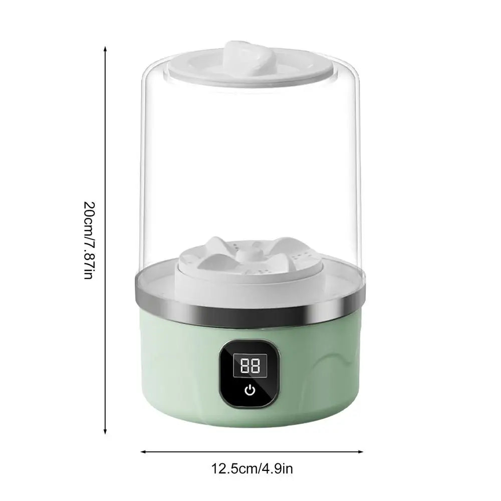 Underwear Washing Machine Mini Laundry Washer Cleaning For Underwear Rechargeable Baby Clothes Cleaning Appliance For Towels