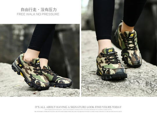Casual Shoes Men Summer Outdoor Sneakers Women Footwear Trainer Waterproof Camouflage Army Shoe Male Military Shoes Tenis Jeans