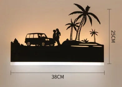 Lamp Decoration Sonce Wall Light Indoor Lighting For Living room Bedroom Bedside Light Black Wandlamp Lustre