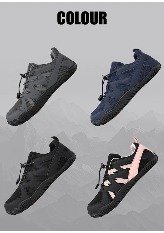 New men's and women's hiking shoes outdoor breathable soft soled hiking shoes bicycle shoes couple hiking shoes