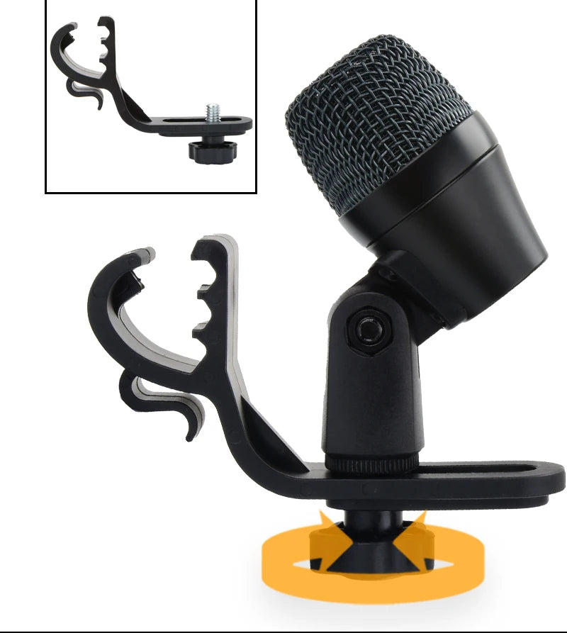 914 drum microphone, windproof cotton heart-shaped tubular condenser microphone, for live performances and studio recording