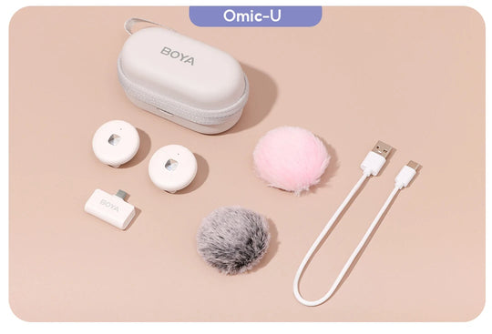 BOYA Omic D/U Wireless Lavalier Lapel Microphone
