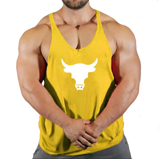 Fitness Man Gym Clothing Bodybuilding Shirt Men Men's Vest Sleeveless Sweatshirt Stringer T-shirts Suspenders Man Top Singlet