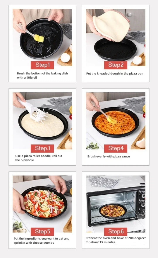 Nonstick Carbon Steel Pizza Pan –